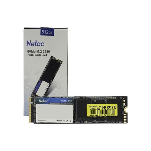 Netac N930E M.2 512GB NVMe PCIe Gen3x4 SSD NT01N930E-512G-E4 – DynaQuest PC