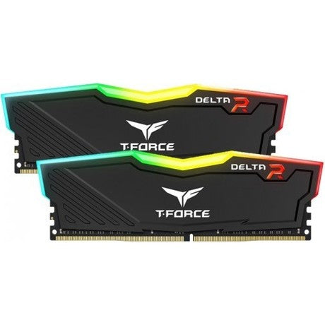 T-Force Delta RGB 16GB dual DDR4 3200MHz CL16 Desktop Memory ( Black - TF3D416G3200HC16CDC01 | White - TF4D416G3200HC16CDC01 )