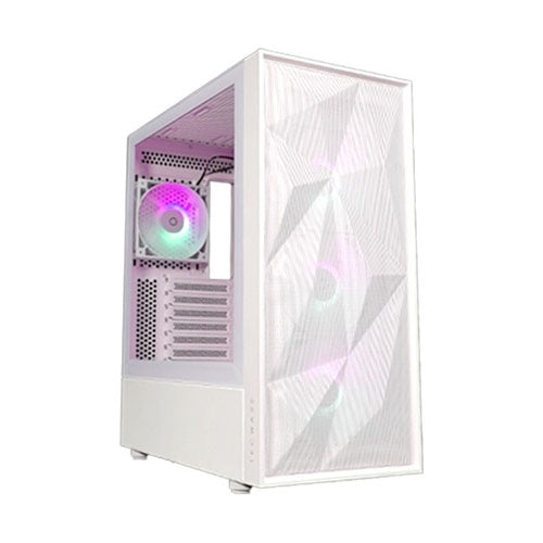 Tecware Forge S Omni White ATX TG Case (4x120mm OMNI P1 Fans w/Hub)