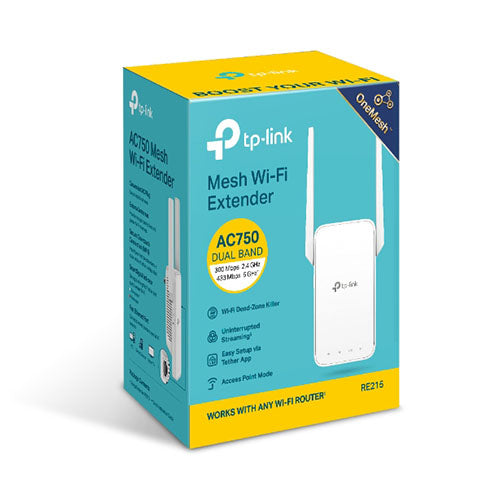 TP-Link RE215 AC750 DualBand Mesh WiFi Range Extender