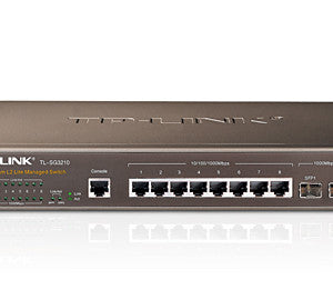 TPLink TL-SG3210 JetStream 8-Port Gigabit L2 Managed Switch with 2 SFP Slots