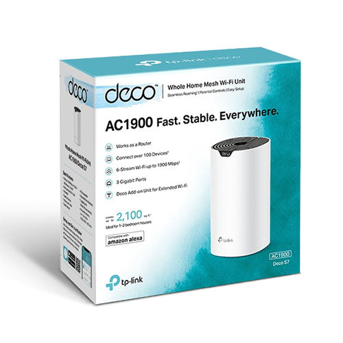 TPLink Deco S7 (1-Pack) AC1900 Whole Home Mesh Wi-Fi System