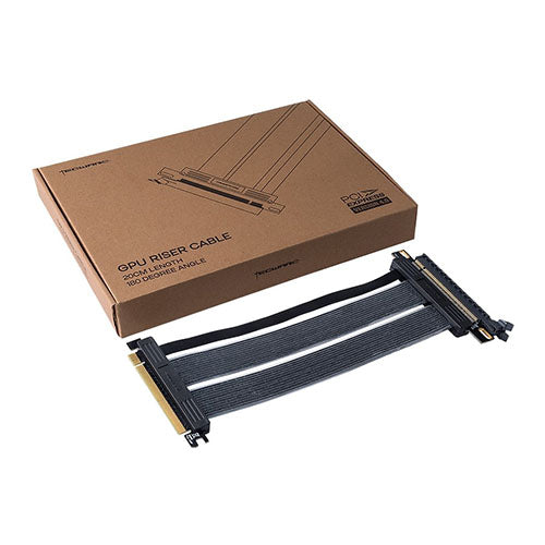 Tecware GPU PCIE Riser Cable 4.0 20cm 180 Degree Angle ( No Box )