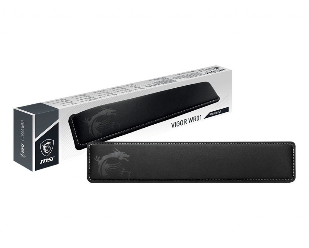 MSI Vigor WR01 Wrist Rest 432x86x25mm Black