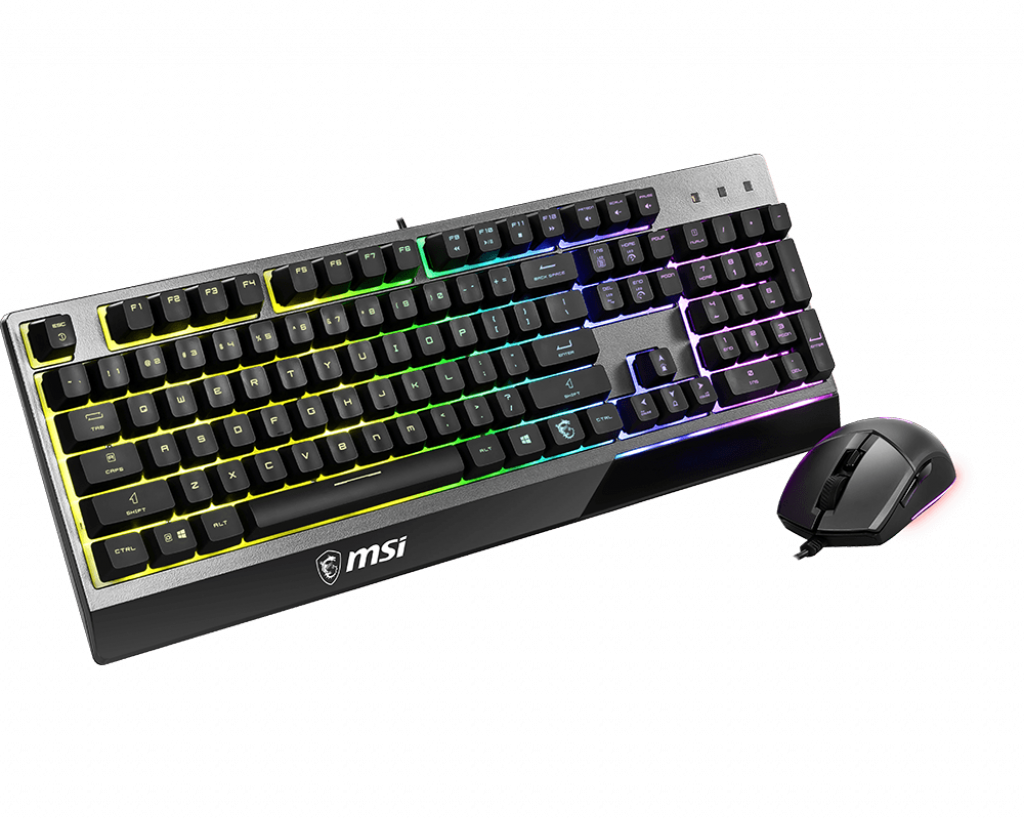 MSI Vigor GK30 RGB Backlit Membrane + Clutch GM11 BLACK Gaming Keyboard and Mouse Combo