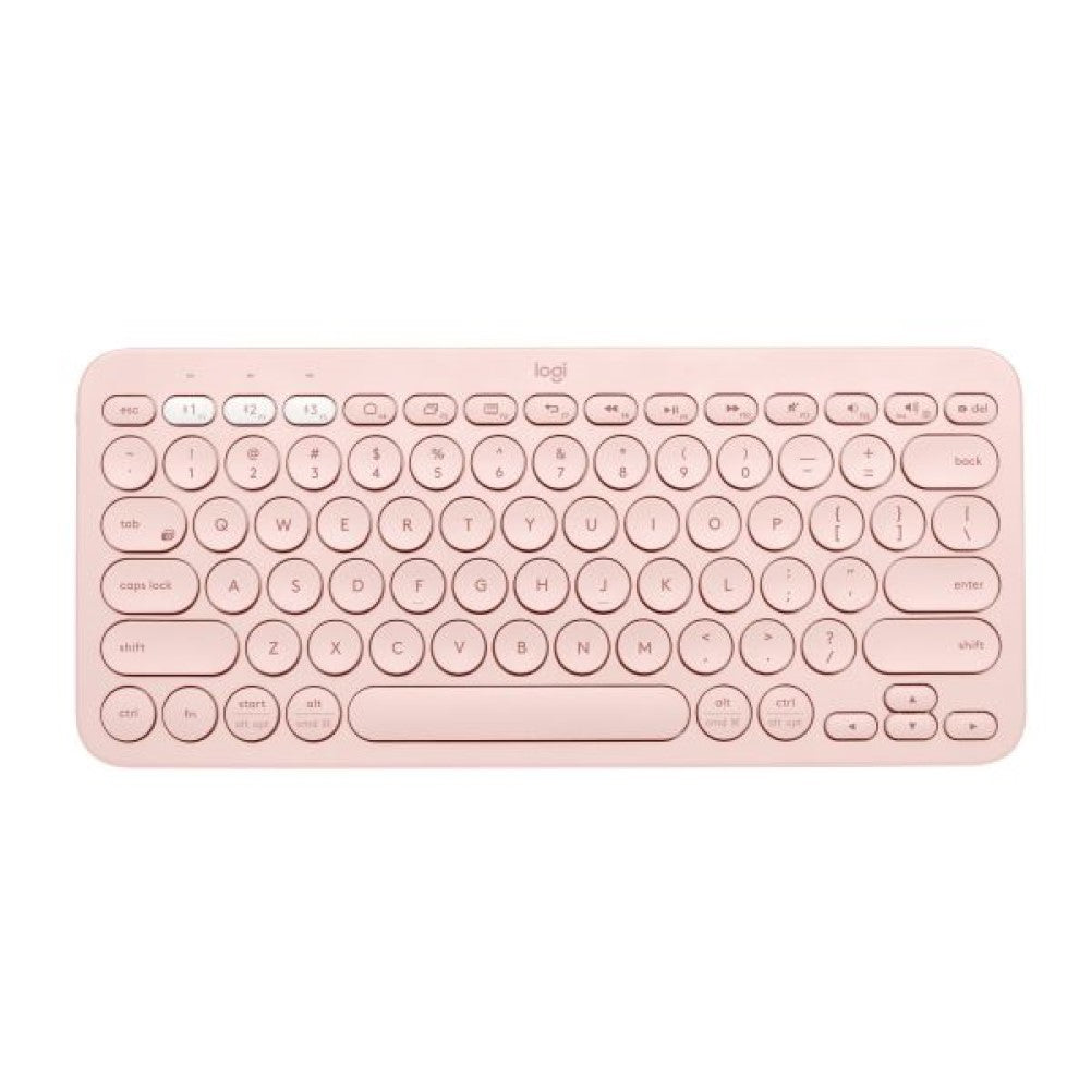 Logitech K380 Multi-Device Bluetooth Keyboard ( Dark Grey | Blue | Off white | Rose )