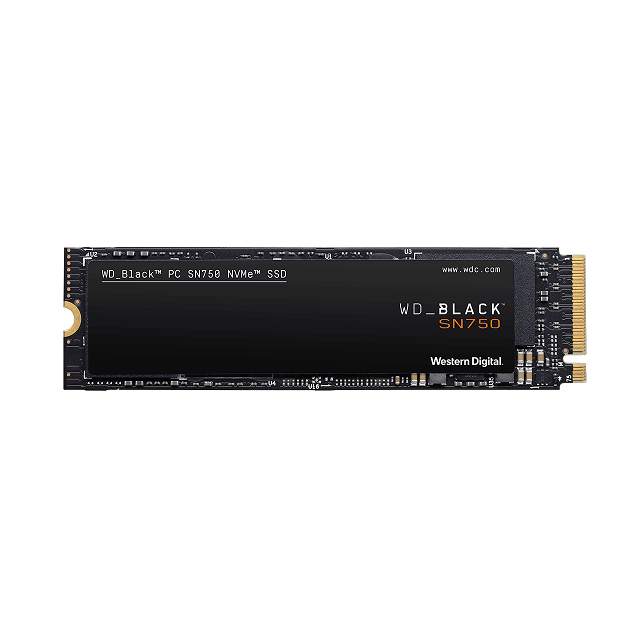 Western Digital WD Black M.2 1TB SN750 NVMe Gen3 WDS100T3XHC