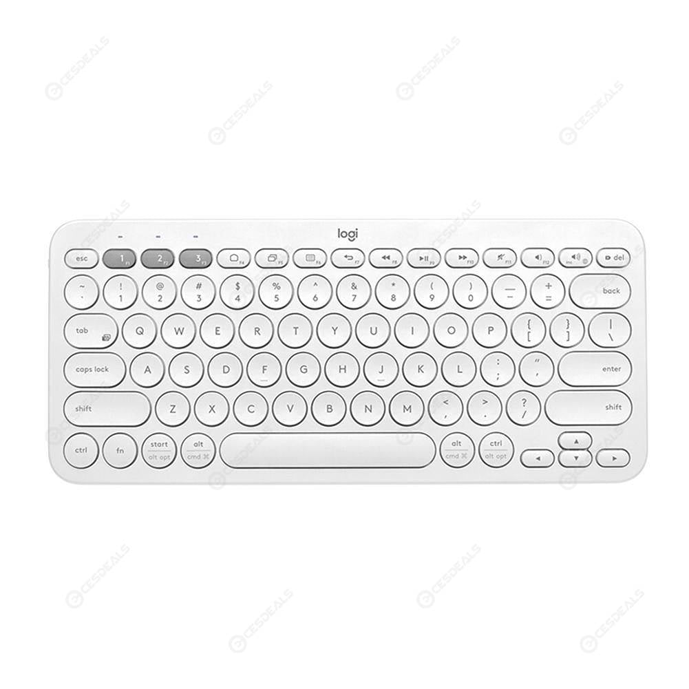Logitech K380 Multi-Device Bluetooth Keyboard ( Dark Grey | Blue | Off white | Rose )