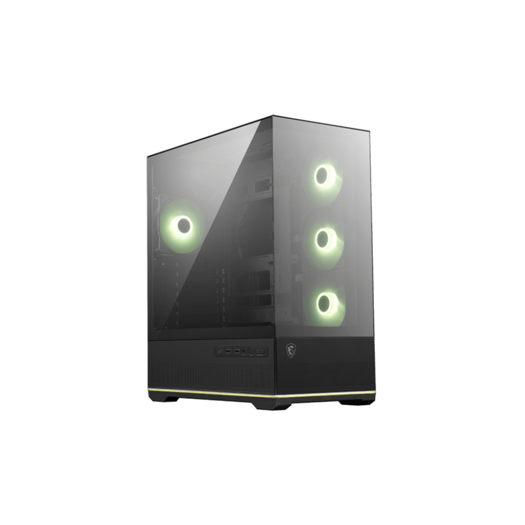 MSI MAG PANO M110R PZ ATX Mid-Tower Case with 4*120mm ARGB Fans