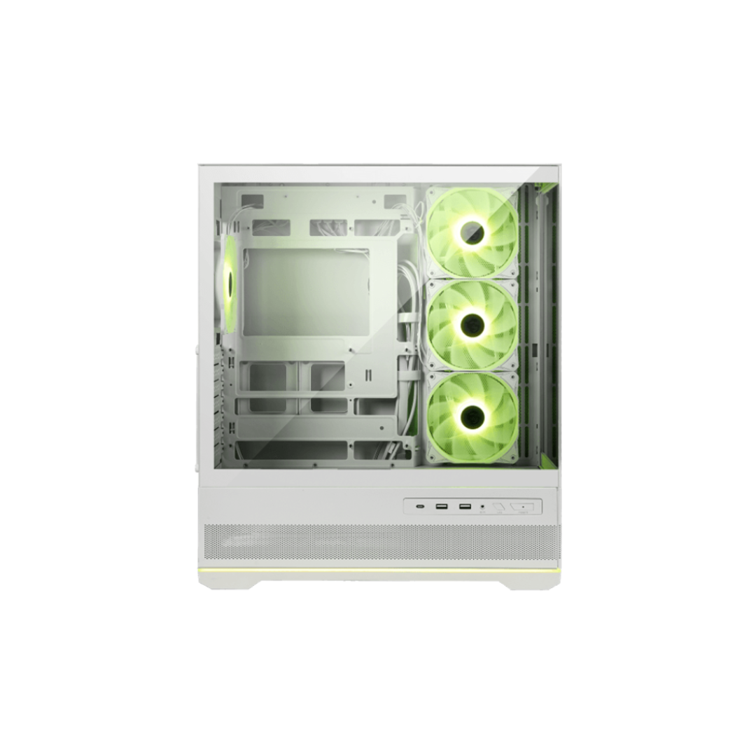 MSI MAG PANO M110R PZ ATX Mid-Tower Case with 4*120mm ARGB Fans