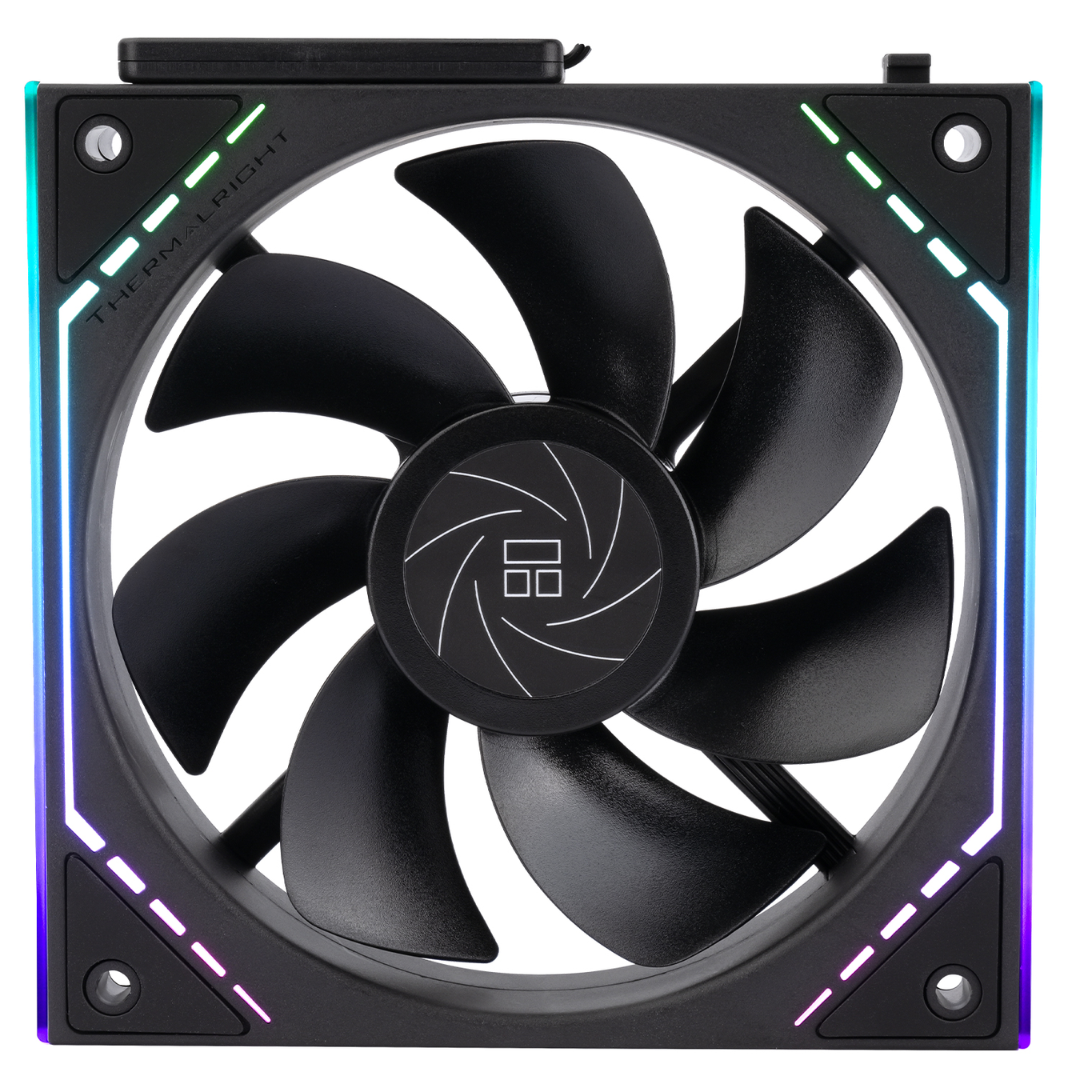Thermalright ( Black TL-M12QR X3/White TL-M12QRW X3 ) 3-Pack ARGB Block Splicing Reverse FAN
