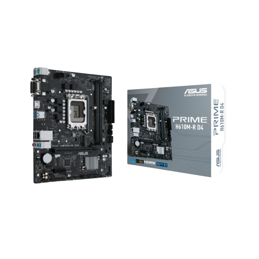 Asus PRIME H610M-R D4 mATX LGA1700 DDR4 Motherboard