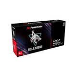 PowerColor Hellhound RX 9060 XT OC 16GB Black GDDR6 Graphics Card RX9060XT 16G-L/OC