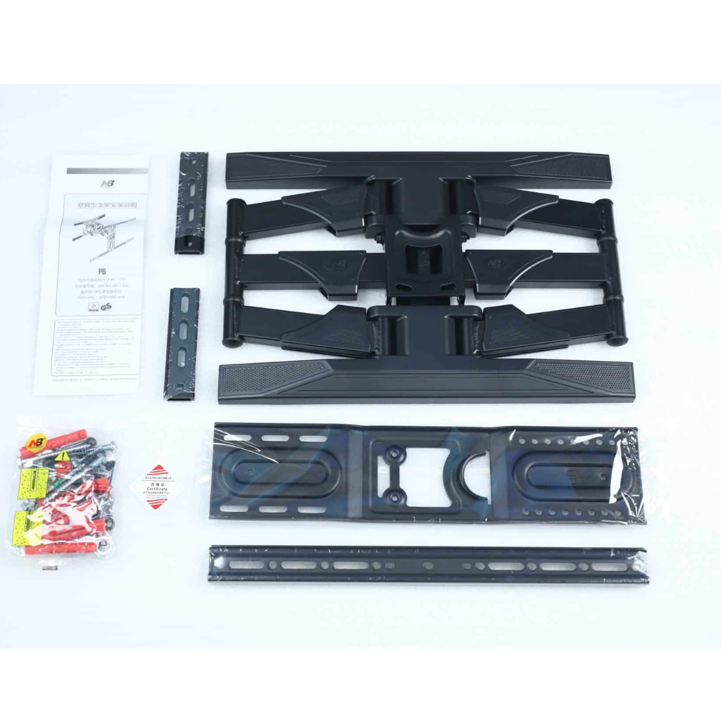 North Bayou P6 WallMount 40”-80” 100Ibs/45.5kg Vesa 200*200-600*400