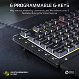 Corsair SKIFF 100 PLUS Wired RGB Membrane Gaming Keyboard CH-9226I65-NA