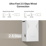 TP-Link RE235BE BE3600 3.6 Gbps Dual-Band Wi-Fi 7 EasyMesh Compatible Range Extender App