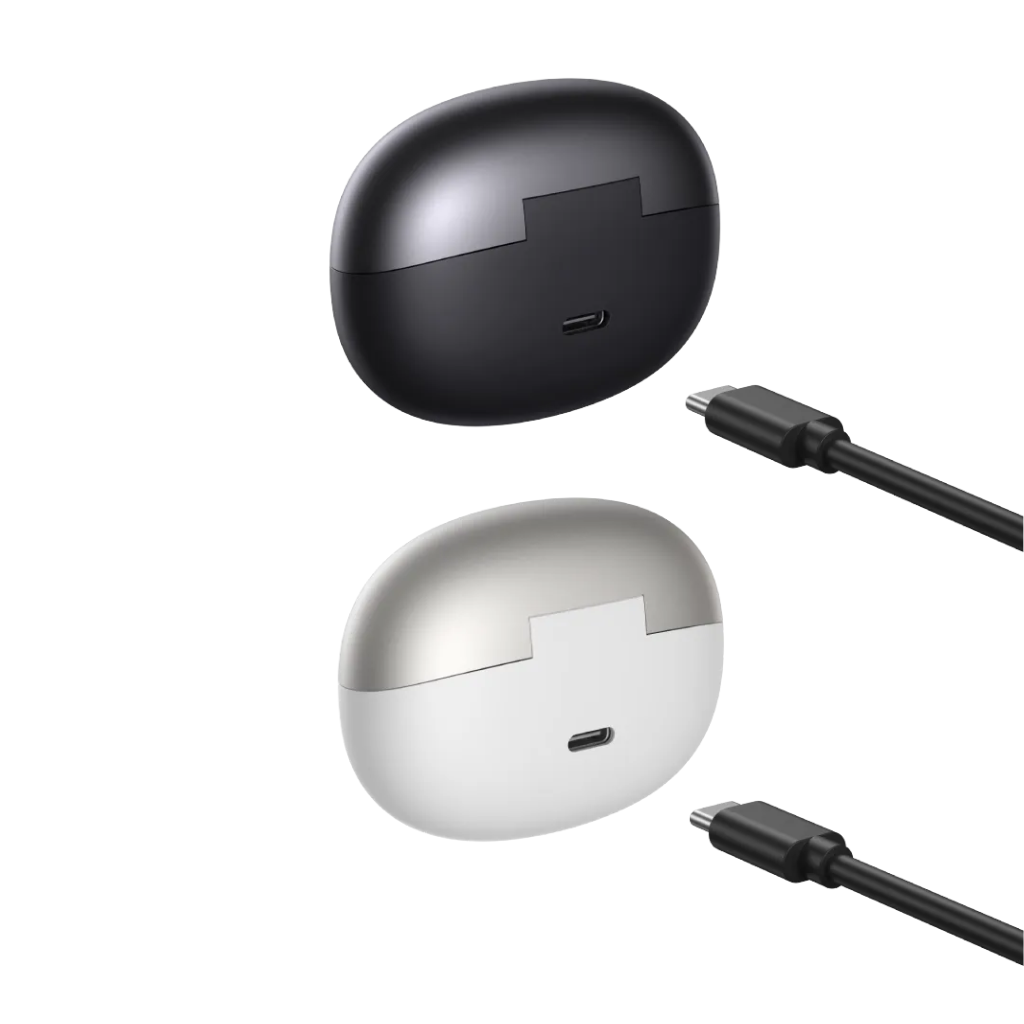 Edifier Comfo Bass Open-Ear True Wireless Earbuds (Lunar Silver/Space Black)