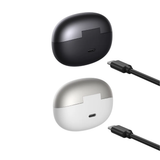 Edifier Comfo Bass Open-Ear True Wireless Earbuds (Lunar Silver/Space Black)