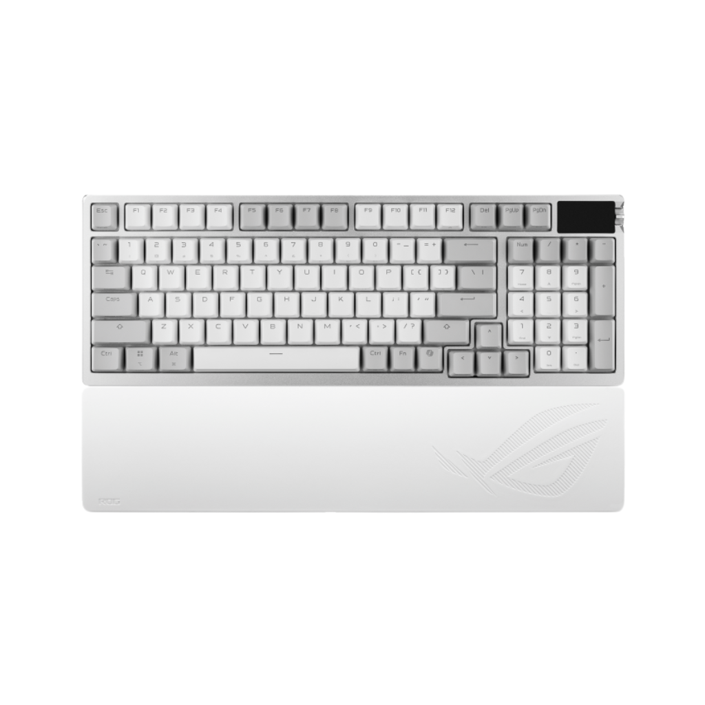 Asus ROG Azoth 96HE 96% Wireless Analog Gaming Keyboard M902 ROG HFX V2 Magnetic Switch (Black/White)