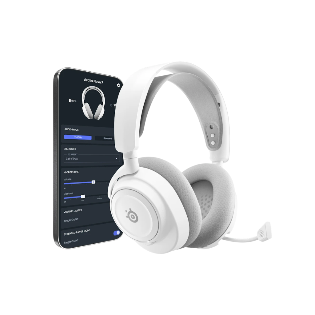 SteelSeries Arctis Nova 7 Gen 2 Wireless Gaming Headset for PC (Black 61730 | White 61731 | Magenta 61732)