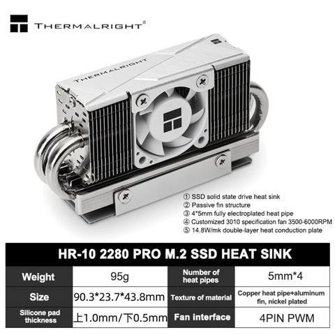 Thermalright HR-10 2280 PRO SSD M.2 Heatsink