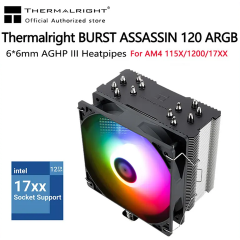 Thermalright Burst Assassin 120 ARGB CPU Air Cooler TL-C12CG-S