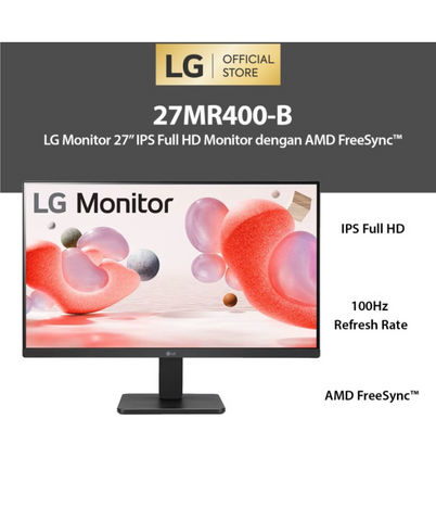 LG 27MR400-B 27'' IPS 100HZ FHD 5ms Borderless FreeSync