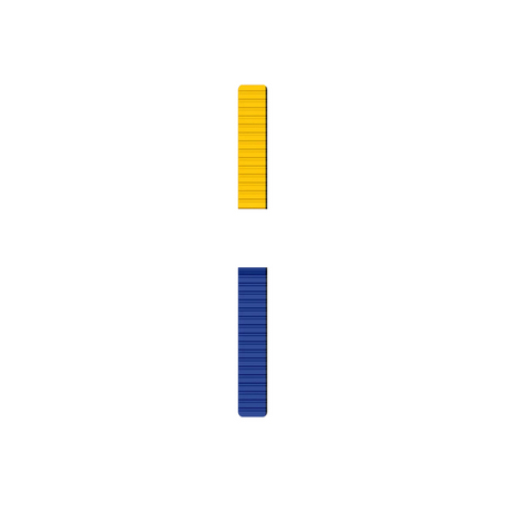 Kieslect 20mm Magnetic Strap For K Series Yellow + Blue + Black