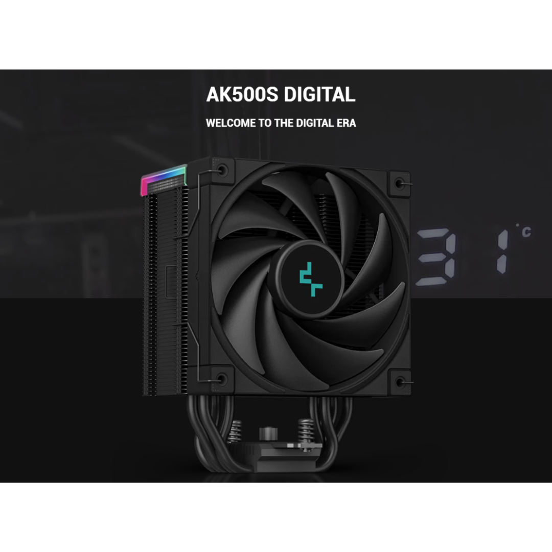 DeepCool AK500S Digital Black Air Cooler R-AK500S-BKADMN-G