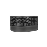 Logitech Wave Keys Ergonomic Bluetooth Wireless Keyboard with Cushioned Palm Rest ( Black 920-012281 | White 920-012282 )