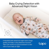 TP-Link Tapo C110 2K 3MP Home Wi-Fi Security Camera - Night Vision, Two-Way Audio, Motion Detection