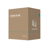 DeepCool CG330 3F Panoramic Glass Panel Dual Chamber M-ATX PC Case (Black R-CG330-BKNGM3-G | White R-CG330-WHNGM3-G)