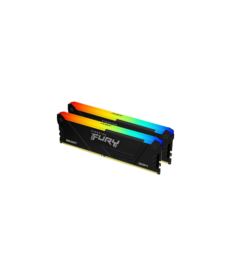 Kingston Fury Beast RGB 16GB 2X8G DDR4 3600MHz C17 Desktop Memory KF436C17BB2AK2/16