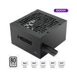 Sama H600 Black 600W 80+ ATX 2.5 Non-Modular Power Supply H0600-BKSHW001-US