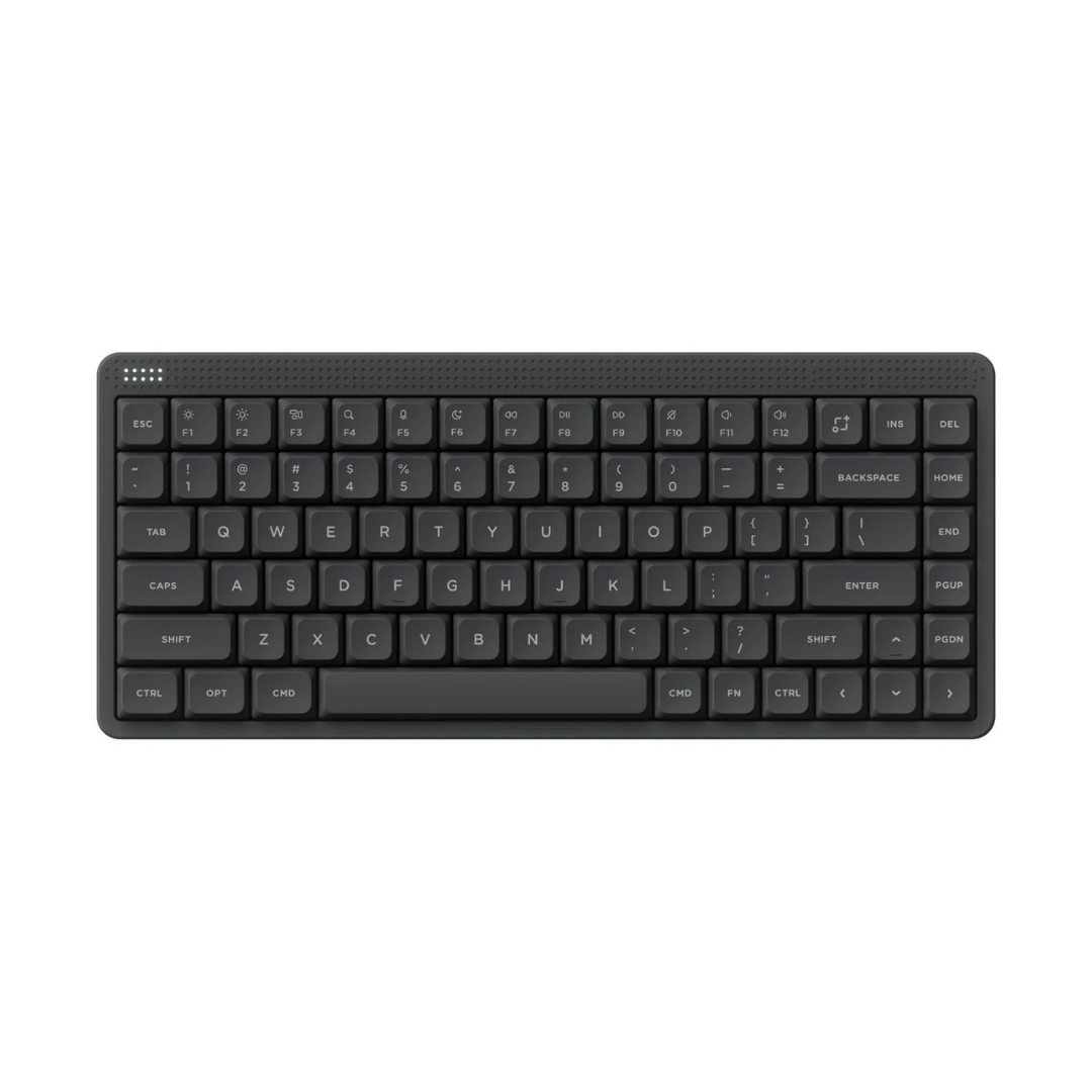 Nuphy Node75 Low-Profile Gray / Blush Nano Keyboard