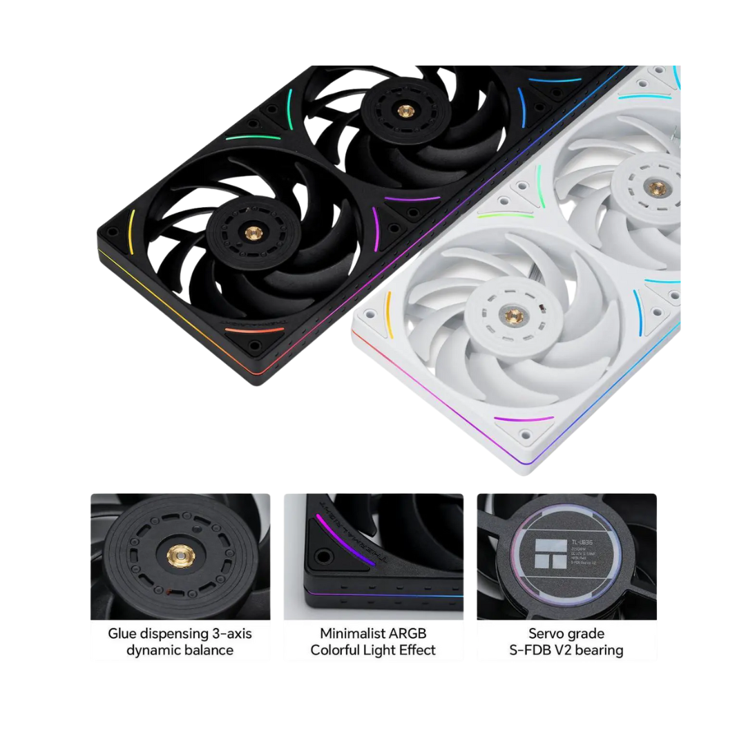 Thermalright TL-UB36R 360MM Single Frame Black ARGB Reverse Fan
