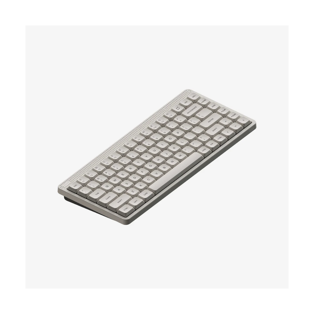 Nuphy Node75 Low-Profile White / Blush Nano Keyboard