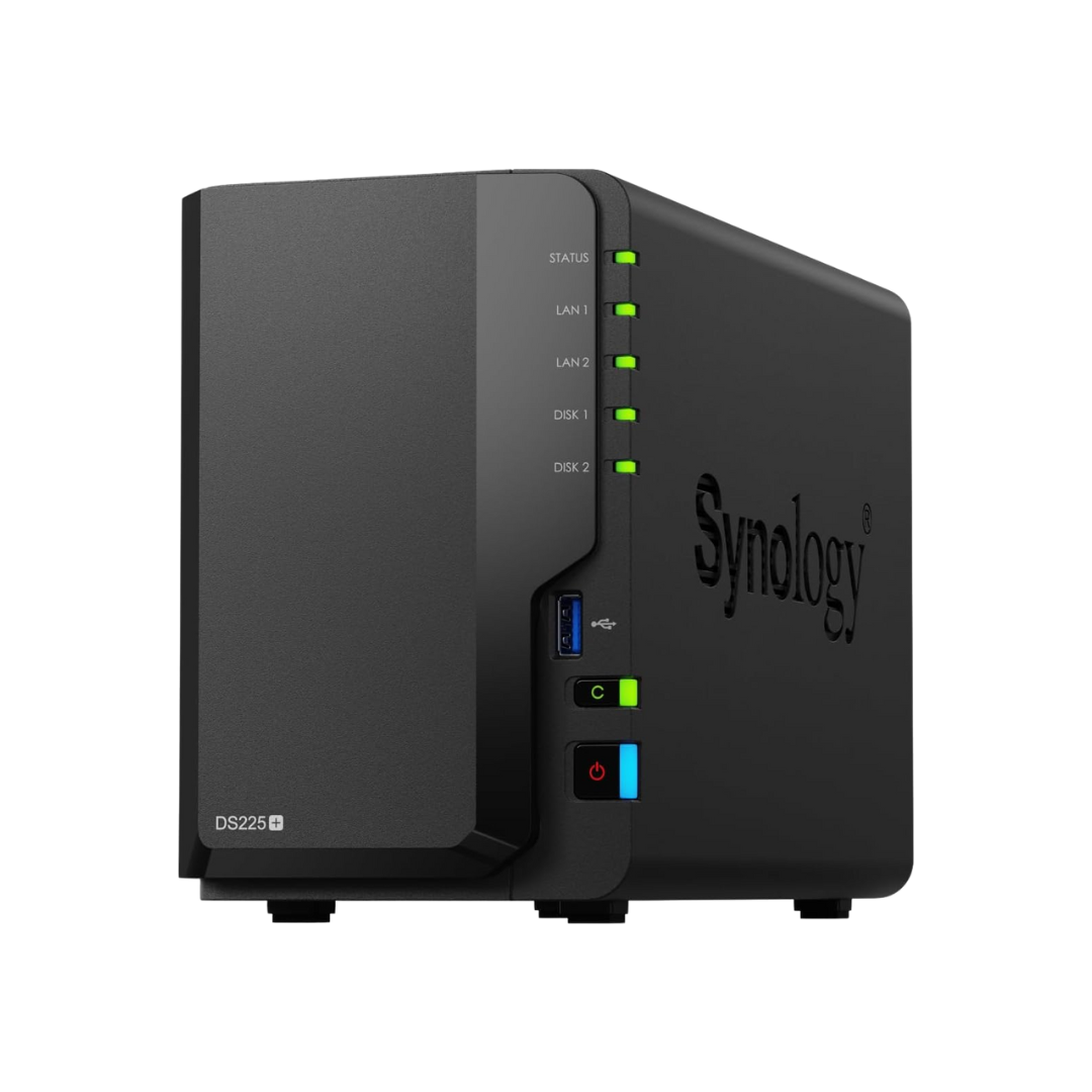 Synology DS225+ Diskless System 2-Bay Diskless NAS DiskStation