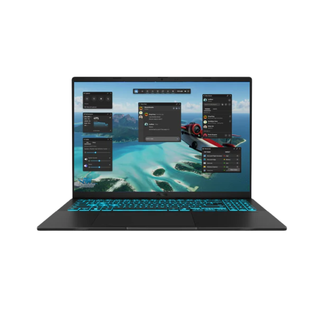 Asus Gaming V16 V3607VM-RP045W Laptop (Matte Black) | 16" 144Hz WUXGA (1920x1200) | Core 7 240H | 16GB RAM | 512GB SSD | RTX 5060 | Windows 11 Home | Asus Backpack + P307 TUF Gaming M4 Air Mouse
