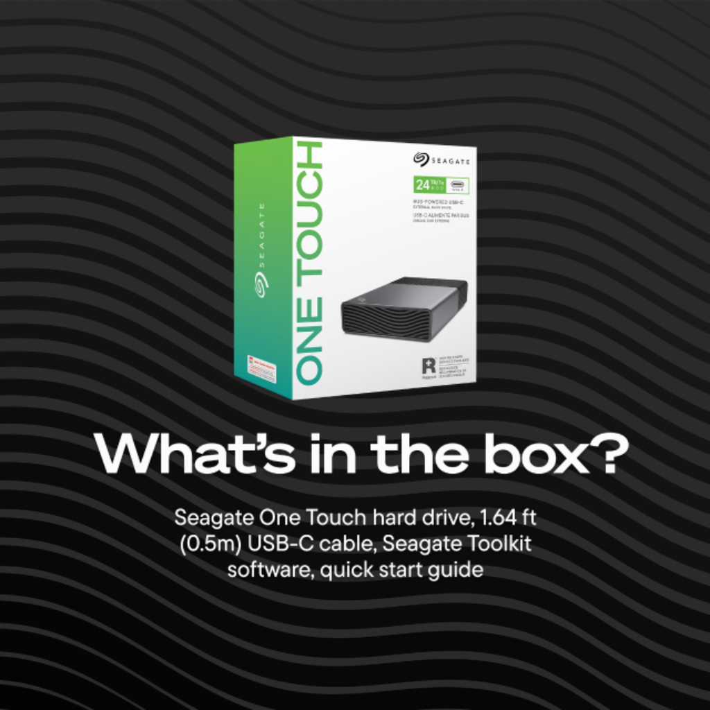 Seagate One Touch TESORO Desktop Hub 8TB USB-C External Hard Drive STNB8000400