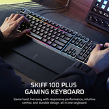 Corsair SKIFF 100 PLUS Wired RGB Membrane Gaming Keyboard CH-9226I65-NA