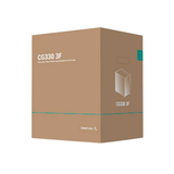 DeepCool CG330 3F Panoramic Glass Panel Dual Chamber M-ATX PC Case (Black R-CG330-BKNGM3-G | White R-CG330-WHNGM3-G)