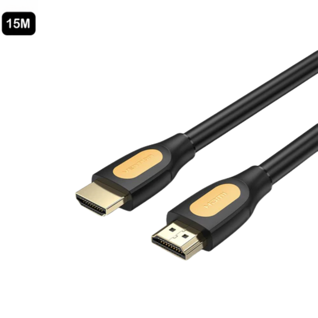VENTION オプティカルHDMI Male to Male HDケーブル 100M 亜鉛合金タイプ ブラック AL-1529 オーディオ関連 代引不可 Vention Flat Nylon Braided HDMI™-A Male to Male 8K HD Cable 2M Black