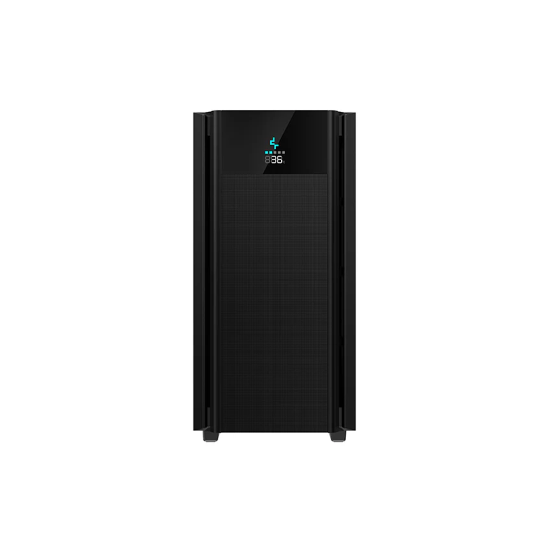 Deepcool CH510 Mesh Digital Mid-Tower ATX Case with Digital LCD Display and Magnetic Tempered Glass Window R-CH510-BKNSE1-G-1