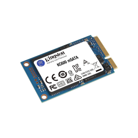 Kingston KC600 mSATA 256GB  2.5" SATA III 3D TLC NAND Internal SSD Drive SKC600MS/256G