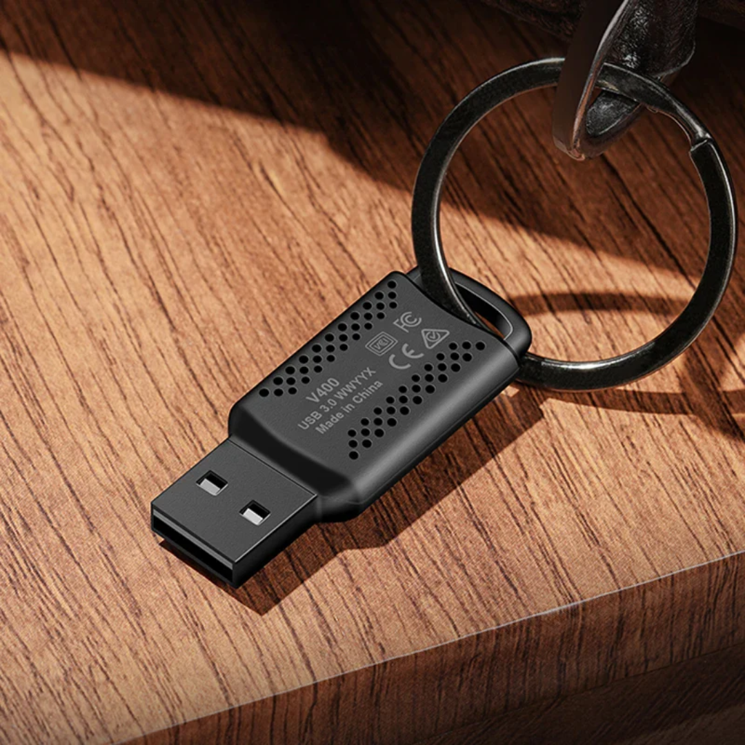 Lexar JumpDrive V400 USB 3.0 up to 100MB/s Compact Flash Drive With Key Ring Loop ( 64GB | 128GB )