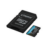 Kingston Canvas Go! Plus 128GB SDCG4/128GB 170MB/s Read MicroSD Memory Card with SD Adapter