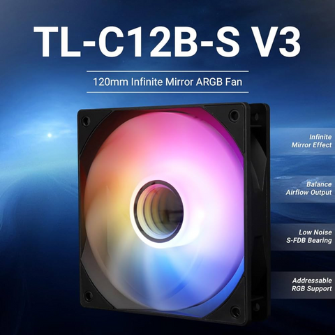 Thermalright TL-C12B-S V3 Black ARGB Fan