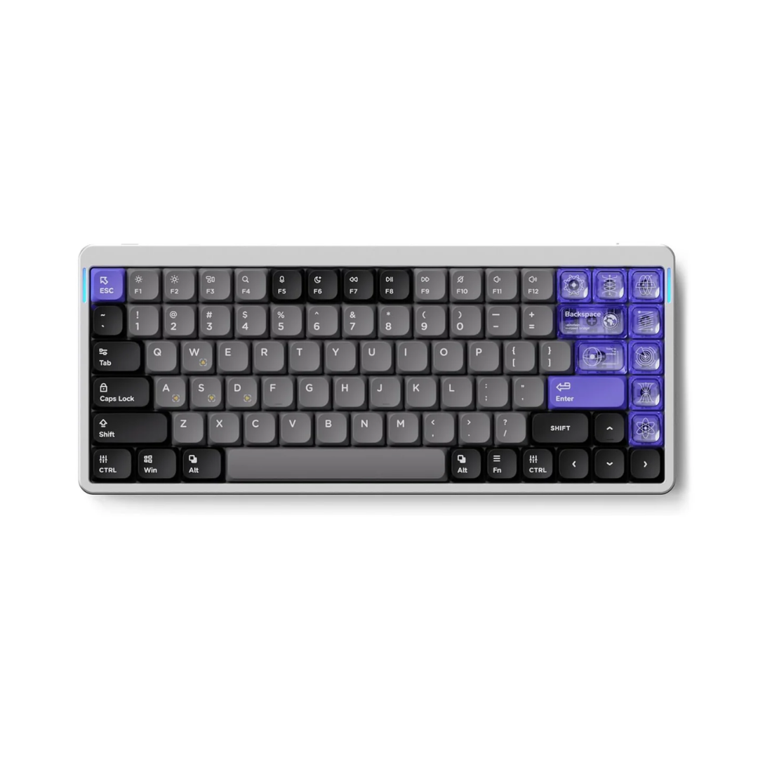 Nuphy Air75 HE Silver / Magnetic Jade Keyboard