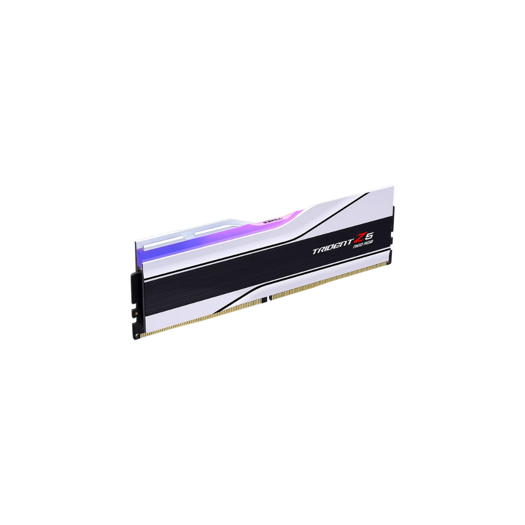 G.Skill Trident Z5 Neo RGB 32GB (2x16GB) DDR5 6000MT/s CL30-36-36-96 1.35V RAM | Desktop Memory | White | Kit of 2 | F5-6000J3036F16GX2-TZ5NRW